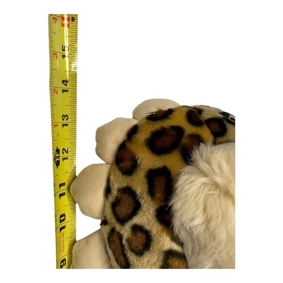 Cheetah Print Dinosaur Plush Stuffed Animal Toy 14 Inch Soft Kids Gift Boy Girl - Picture 12 of 14